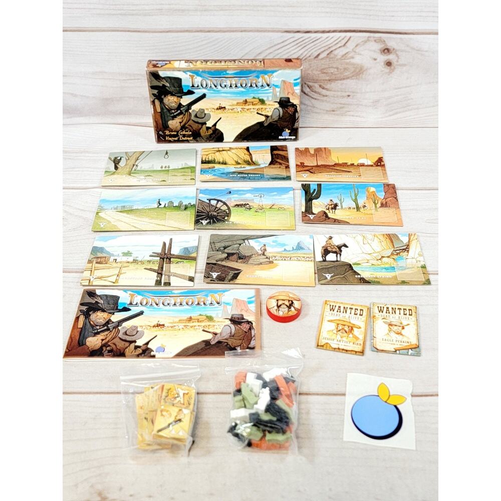 Longhorn Board Game - Blue Orange Bruno Cathala Vincent Dutrait - Complete